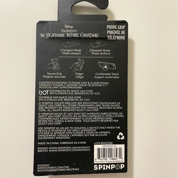 SpinPop Disney The Nightmare Before Christmas phone Grip/Kickstand NEW - Picture 2 of 3